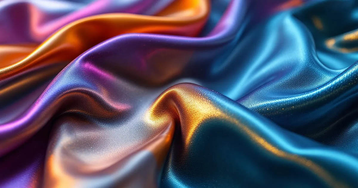 shiny material fabric 6