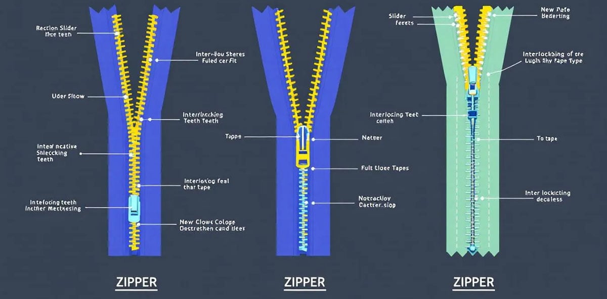 The Essential Guide To Choosing The Right Zipper Type The Essential Guide To Choosing The Right Zipper Type