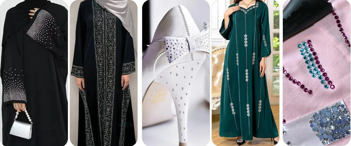 hotfix rhinestone for abaya