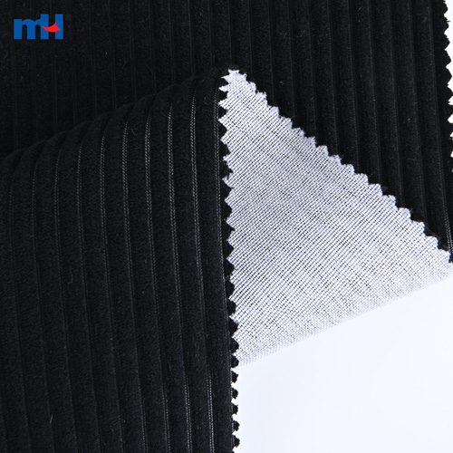 black corduroy fabric 1