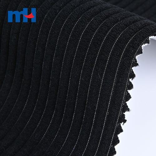 black corduroy fabric 1