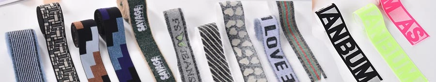 Elástico jacquard personalizado para roupas esportivas