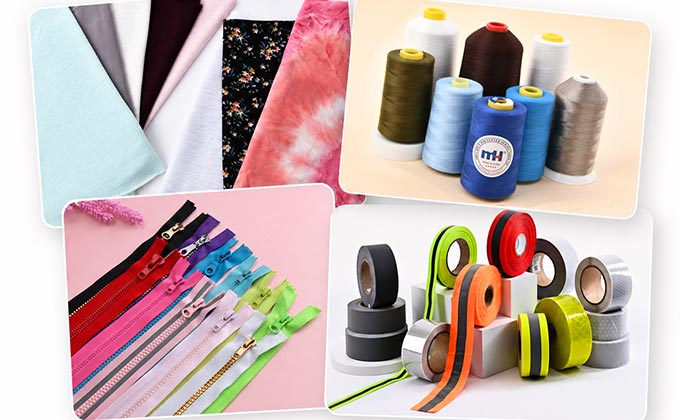 Sportswear accessories and fabrics for football season production