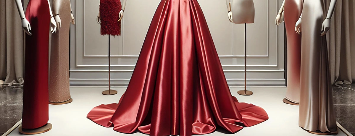 Scarlet Silk Taffeta Debutante main image 1