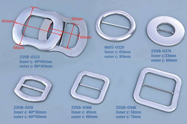 fabric covered buckle