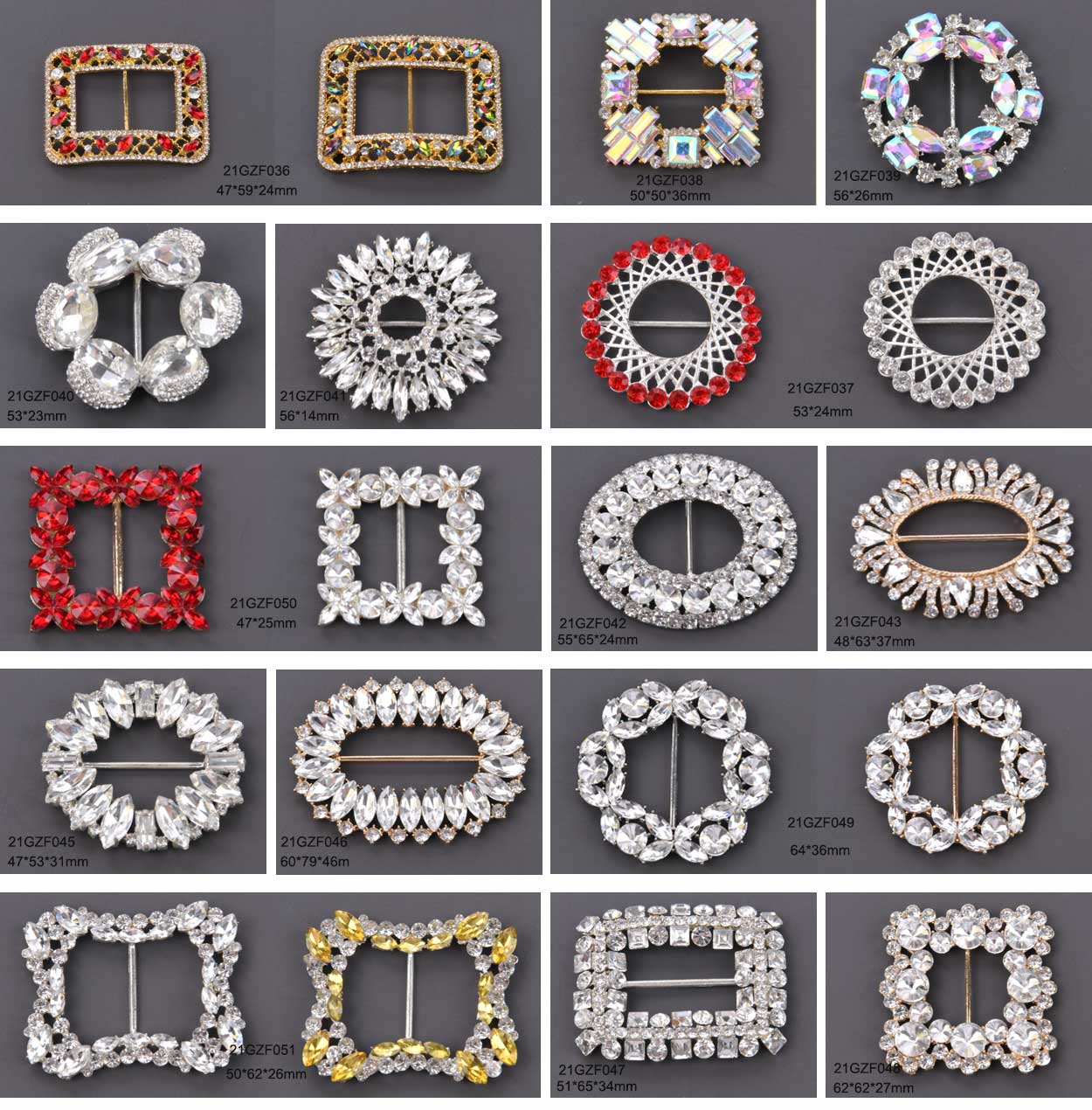 rhinestone scarf clip designs