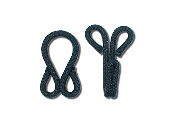 Fabric Covered Hook Eyes