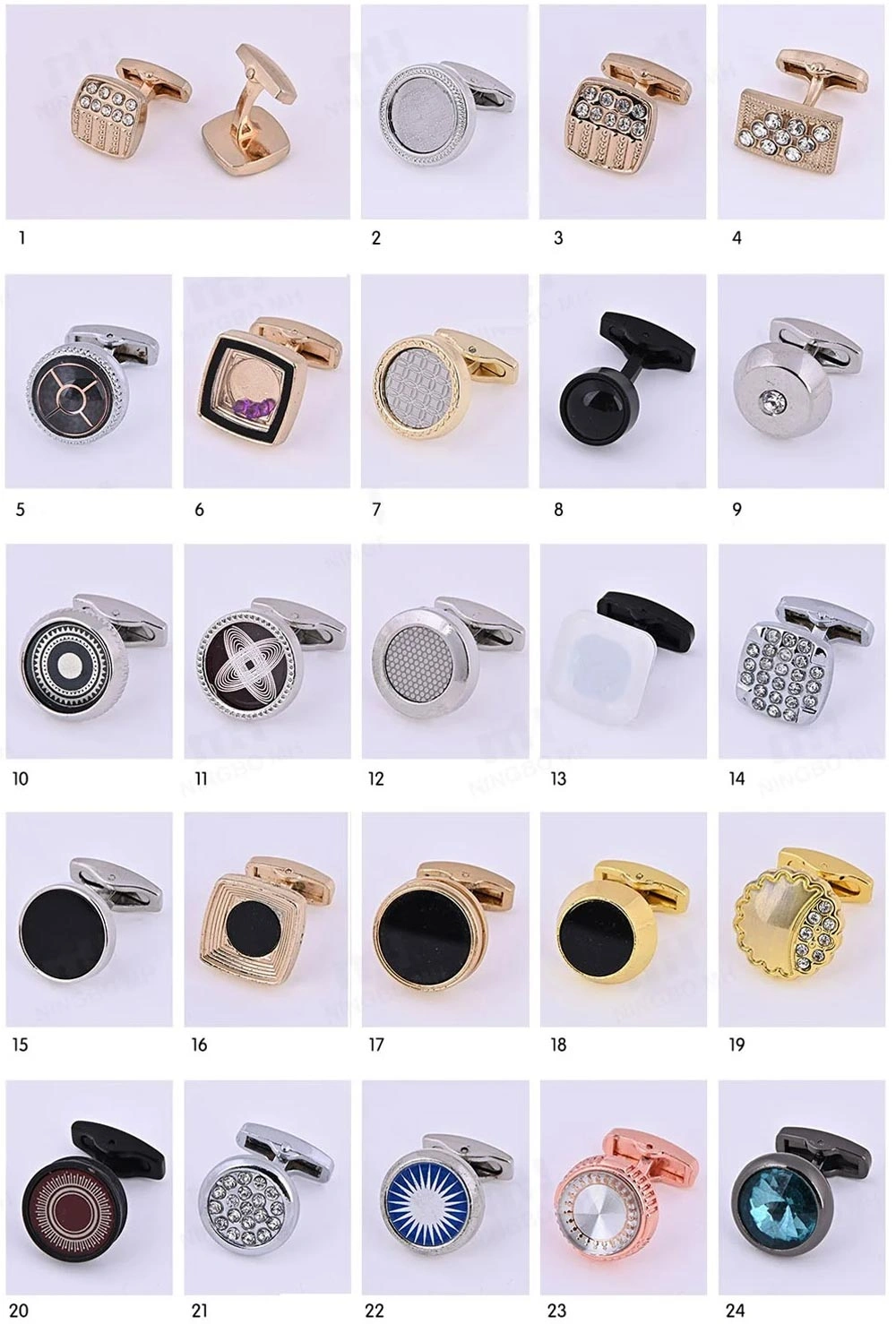 custom zinc alloy cufflink 01