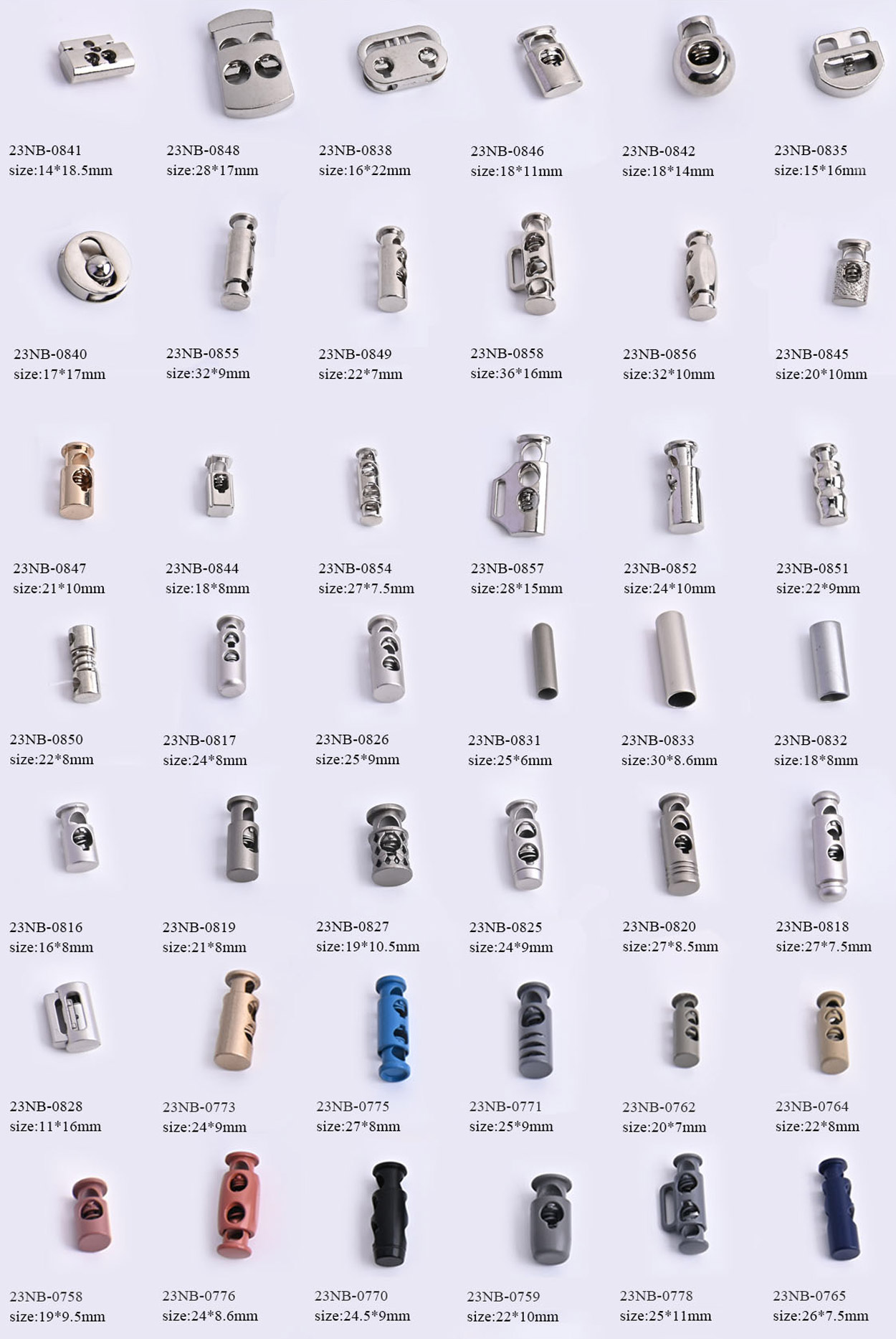 zinc alloy stopper 1