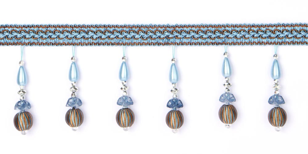 Crystal Beads Curtain Fringe Trim