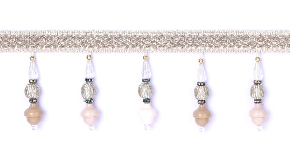 Crystal Beads Curtain Fringe Trim