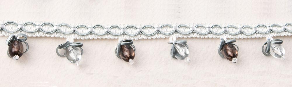 Crystal Beads Curtain Fringe Trim