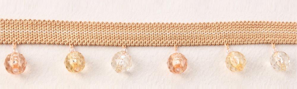Crystal Beads Curtain Fringe Trim