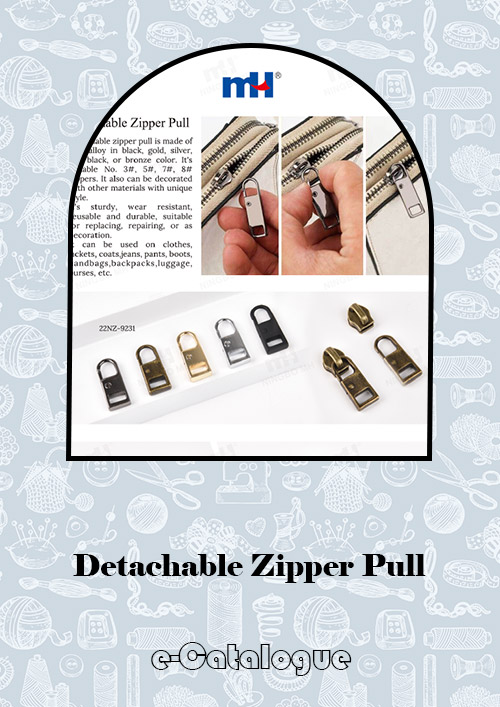 Detachable Zipper Pull