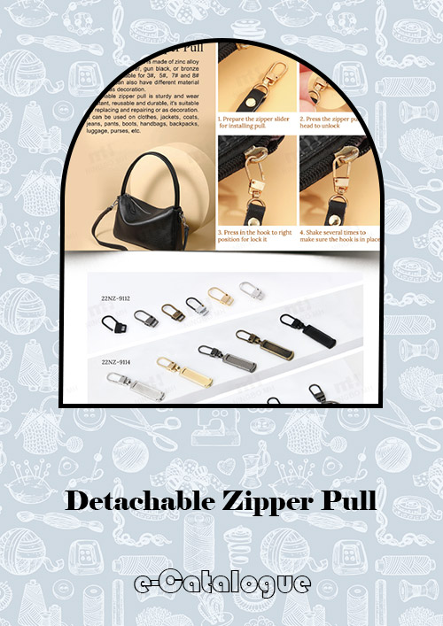 Detachable Zipper Pull