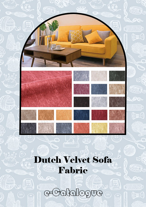 Dutch Velvet Sofa Fabric