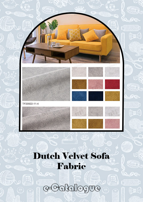 Dutch Velvet Sofa Fabric