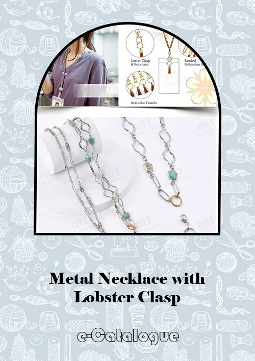 Metal Necklace with Lobster Clasp