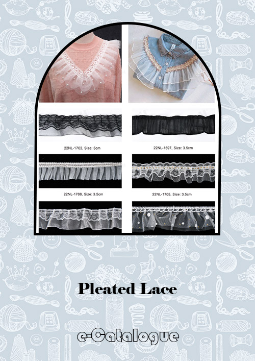 Pleated Lace