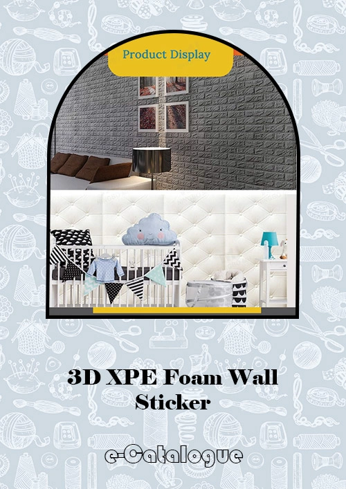 Autocollant mural en mousse XPE 3D Autocollant mural en mousse XPE 3D