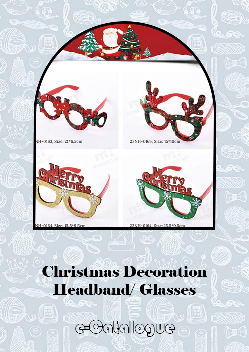 Bandeau/lunettes de décoration de Noël Bandeau/lunettes de décoration de Noël
