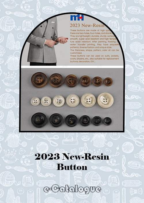 2023 New-Resin Button