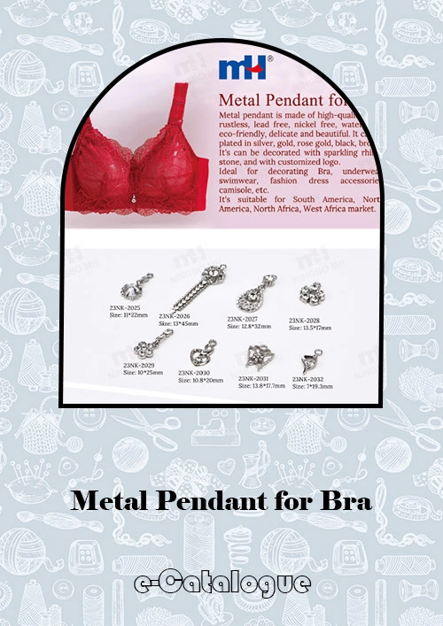 Metal Pendant for Bra