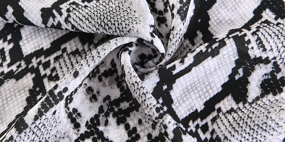 100% Polyester Print Chiffon Fabric