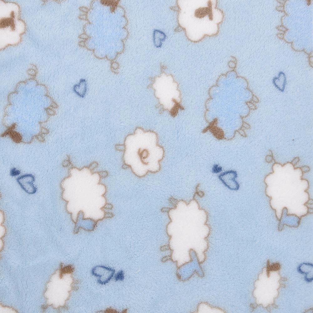 Cute and Attractive Baby Pattern Coral Fleece