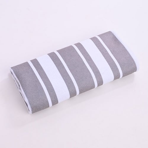 striped microfiber cleaning towel