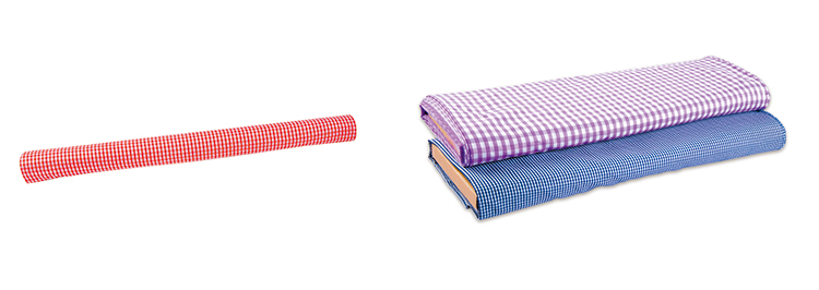 checked fabric