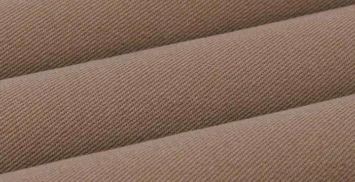 Khaki Polyester Cotton Twill Fabric for Workwear