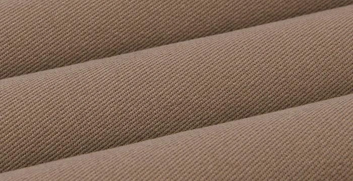 Khaki Polyester Cotton Twill Fabric for Workwear