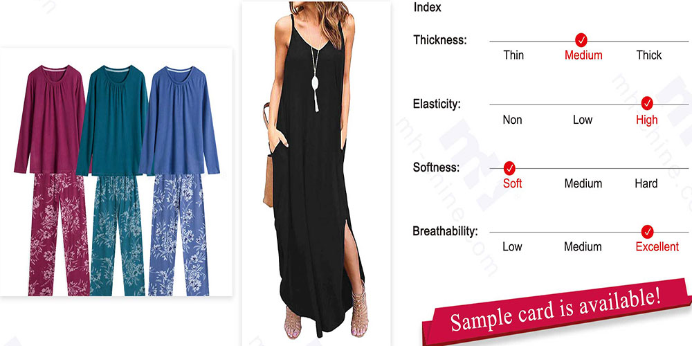95%Rayon 5%Spandex Single Jersey Fabric