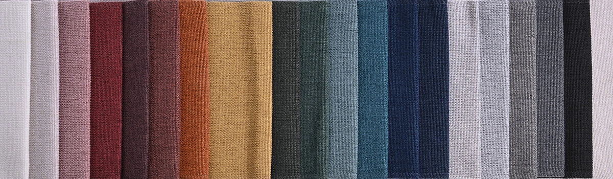 tissu chenille pour l'ameublement