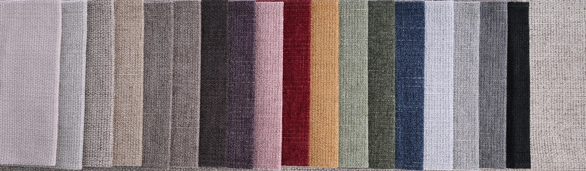 tissu chenille pour l'ameublement