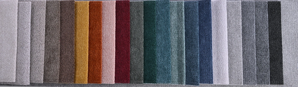 tissu chenille pour l'ameublement