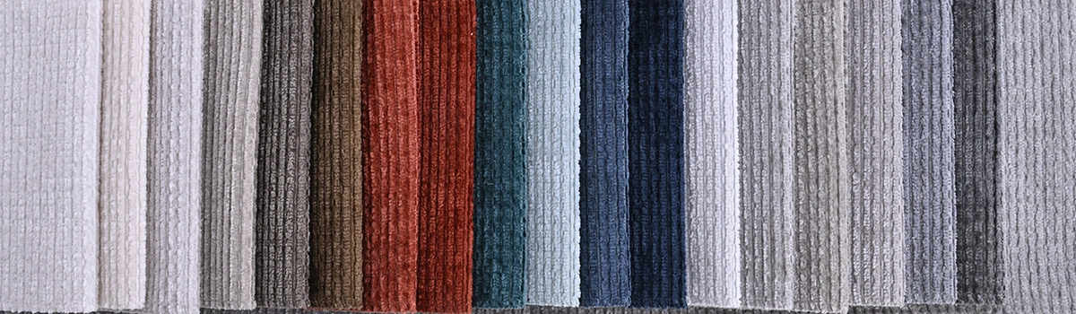 tissu chenille pour l'ameublement