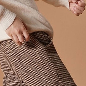 Houndstooth Knitted Fabric