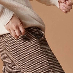 Houndstooth Knitted Fabric