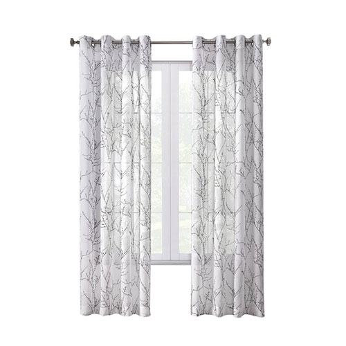 Print Chiffon Drapes
