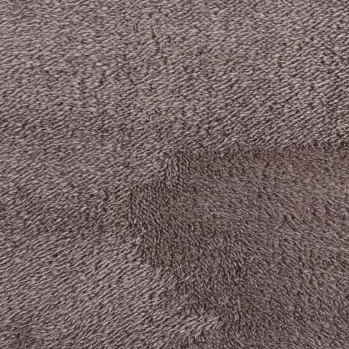 Plush Comfort: Features an ultra-soft, single-sided plush texture that feels warm and luxurious, perfect for cold weather.