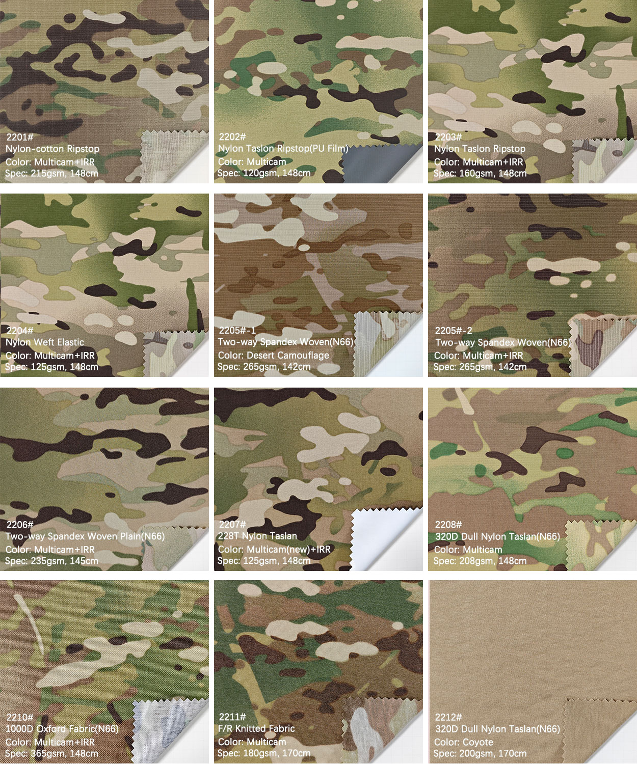 camo print workwear fabric