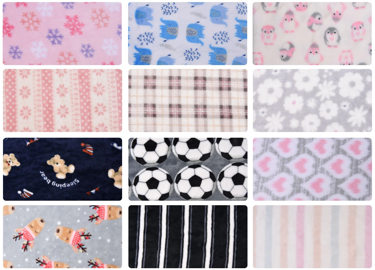 Flannel fleece fabric