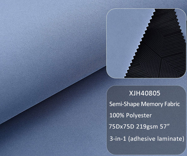 Semi-Shape-Memory Fabric