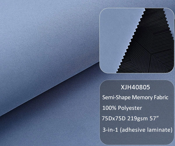 Semi-Shape-Memory Fabric