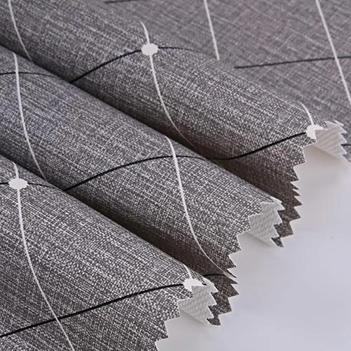 Detalhes em tecido de couro PVC estampado