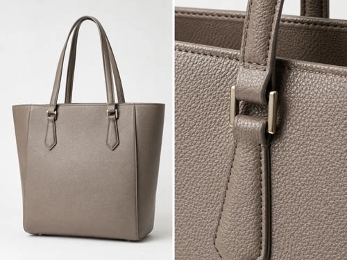 PU leather fabric for handbags with pebbled synthetic leather texture detail