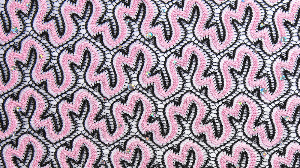 tissu de dentelle de polyester tissu de dentelle de polyester