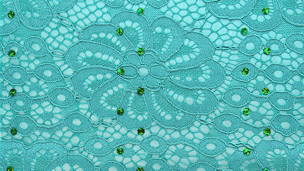 tissu de dentelle de polyester tissu de dentelle de polyester